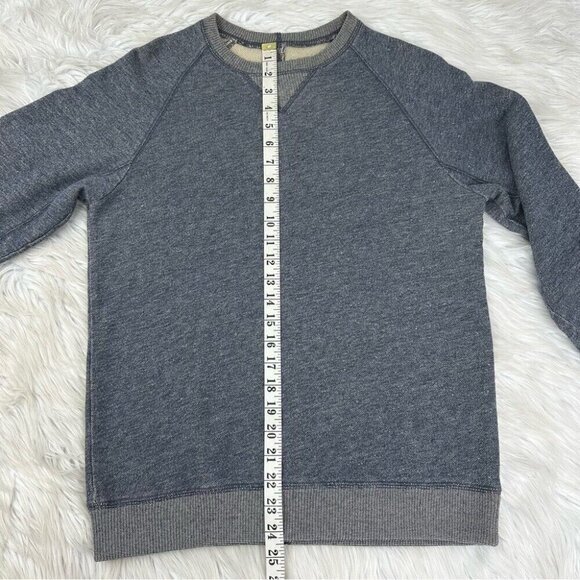 Life After Denim Men's Blue Crew Neck Athletic Long Sleeve Sweatshirt Small/C39 - Picture 7 of 9